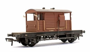 Bachmann 38-402B SR 25T Pill Box Brake Van Right-Hand Ducket BR Bauxite OO Gauge - Bild 1 von 1