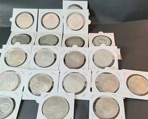 Lot von 20 Gedenkmedaillen -Schweiz -swiss- Silber  - Bild 1 von 24