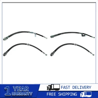 For Hyundai Elantra 2001~2004 4x Rear Front Centric Parts Brake Hydraulic Hose - Image 1 of 4