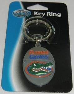 Florida Gators 3-D Metal Key Chain NCAA Licensed (Oval) - Picture 1 of 2