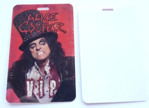 Alice Cooper 2011 VIP  Concert Tour Backstage Pass Laminate - Picture 1 of 1