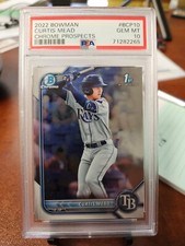 2022 Bowman Chrome 1st Rays Curtis Mead PSA 10 Gem Mint Rookie Card RC