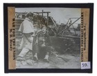 Civil War Magic Lantern Slide Showing a Wounded Zouave for sale