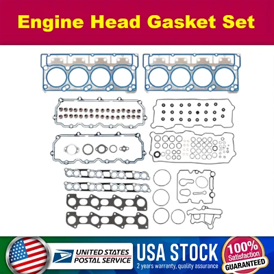 HIGH SEALING Head Gasket Set For Ford Excursion F-350 Super Duty 6.0L 2003-2010 - Imagem 1 de 4