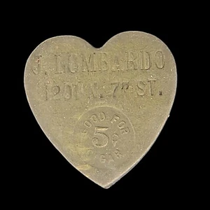 5¢ at Bar J. Lombardo 1202 N. 7th Street Trade Token/Coin - Picture 1 of 2