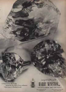 1964 Harry Winston: Rara Pubblicità Stampa Vintage Gioielli del Mondo - Foto 1 di 1