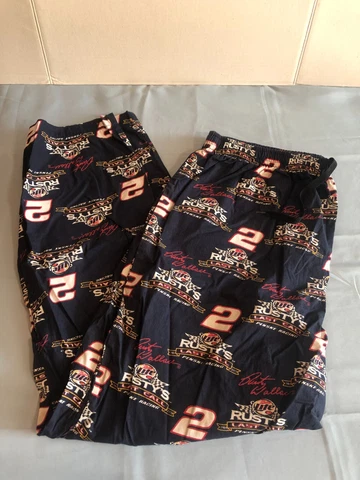 Sideline Apparel RUSTY WALLACE #2 NASCAR XL Pajama Pants Mens Cover