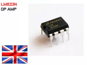 5x LM833N Amplificatore Operativo Doppio Basso Rumore IC - Dip-8 Op-Amp (5pz) UK POST - Foto 1 di 1