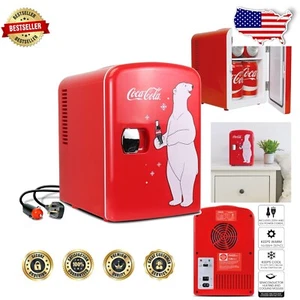 Compact 12V AC/DC Mini Fridge & Warmer - 4L Capacity for On-the-go Refreshments - Picture 1 of 10