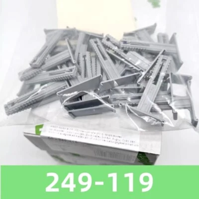 50pc 249-119 WAGO Fastener Height-adjustable Group Marking Bracket Gray - Image 1 of 4