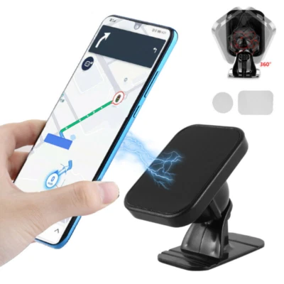 Universal Car Dash Magnetic Mount Phone Holder Stand Dashboard iPhone Rotate GPS - Image 1 of 4