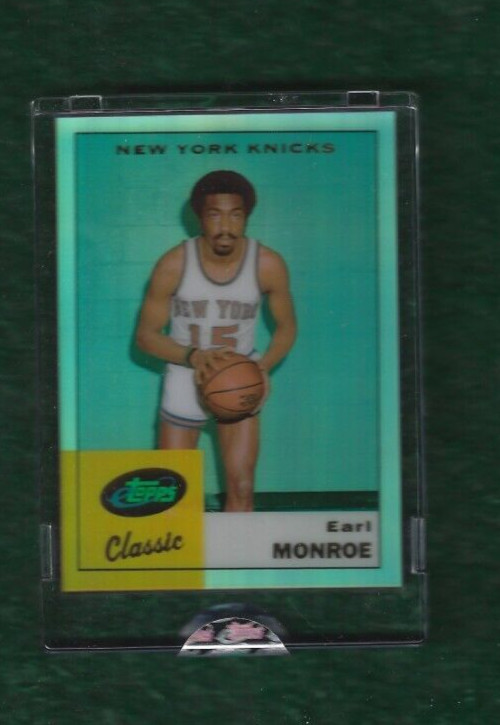 EARL MONROE - NBA HOF - 2005 TOPPS eTOPPS CLASSIC CARD #ETCBK10 - PR 562 ENCASED
