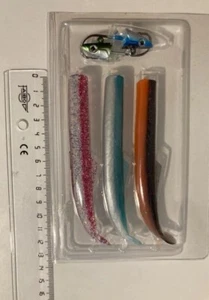 ARTIFICIALE BLACK MINNOW 115 MM , 19 GR PESCA MARE SPINNING SPIGOLA - Foto 1 di 6