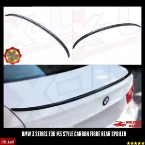 Alerón trasero estilo BMW 3 Series E90 M3 - ala labial de arranque de fibra de carbono - Imagen 1 de 3