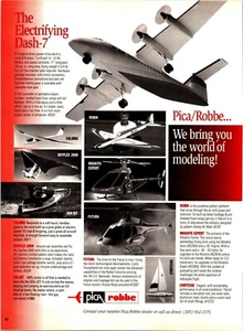 Dash-7 RC Airplane Vintage Print Ad Wall Art Decor PICA Robbe - Picture 1 of 1