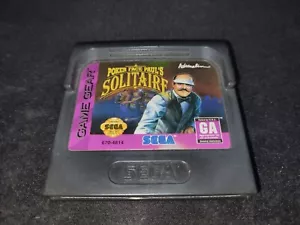 Cartucho de juego Poker Face Paul's Solitaire Sega Game Gear excelente estado - Imagen 1 de 2