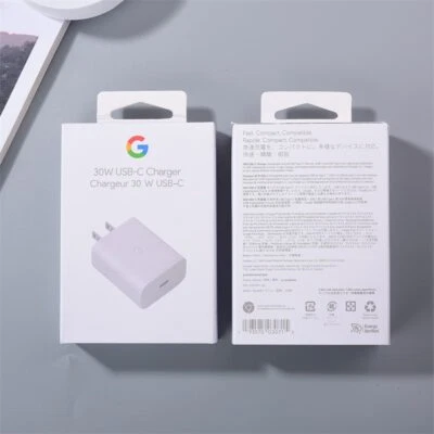 30W Google PD Type-C Fast Charger Adapter Cable For Google Pixel 7 6 5 Pro 6A - Image 1 of 4