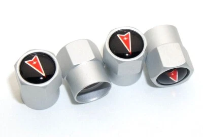 4 pçs Hex Fit Pontiac Rodas de Carro Pneu Válvula de Ar Tampas Haste Tampa de Poeira Decoração Prata - Imagem 1 de 4