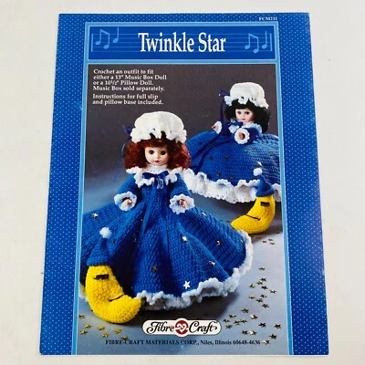 Fibre Craft Twinkle Star Pattern Book Music Box or Pillow Doll FCM211 - Image 1 of 3