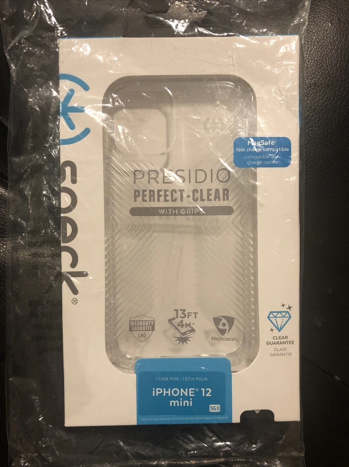Empuñadura Speck Apple iPhone 12 Mini Presidio - Transparente   Foto 1 de 1