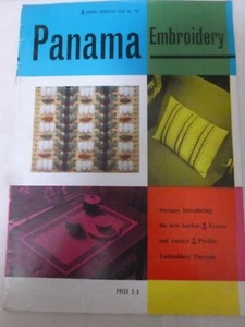 PANAMA EMBROIDERY Anchor Embroidery Book No. 707, 1959 - Picture 1 of 7