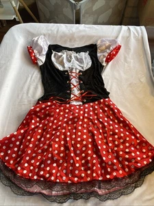 Smiffy’s Minnie Mouse Red Sexy Costume Dress Only Size M - Picture 1 of 10