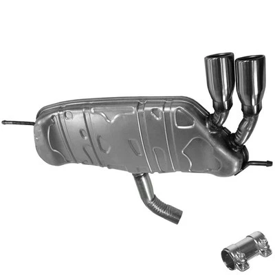 Direct-Fit Rear Exhaust Muffler fits: 2006-2009 Volkswagen Rabbit 2.5L — 第 1/4 张图片