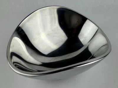 Cuenco de aleación de metal vintage Nambe Butterfly #567 Mid Century moderno 1967 Foto 1 de 4