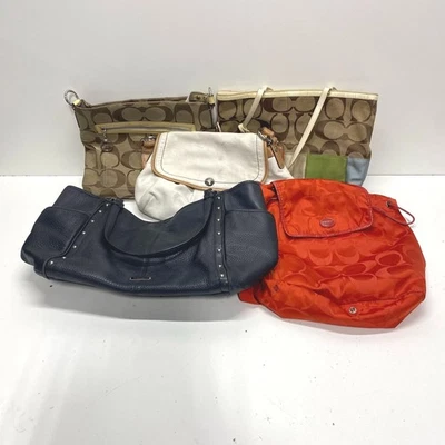 Assorted Bundle of 5 Coach Handbags - Image 1 of 4