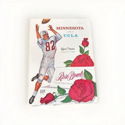1962 Rose Bowl Football Program Minnesota Gophers vs UCLA Bruins 🏈 - Image 1 of 2
