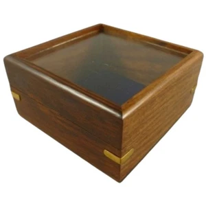 Holzbox Holzschatulle Schmuckbox Schmuckschatulle Braun #42790  - Bild 1 von 3