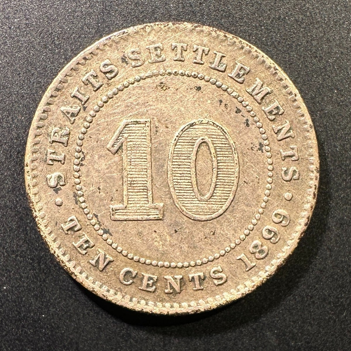 海峡植民地 1899年 20C NGC AU58