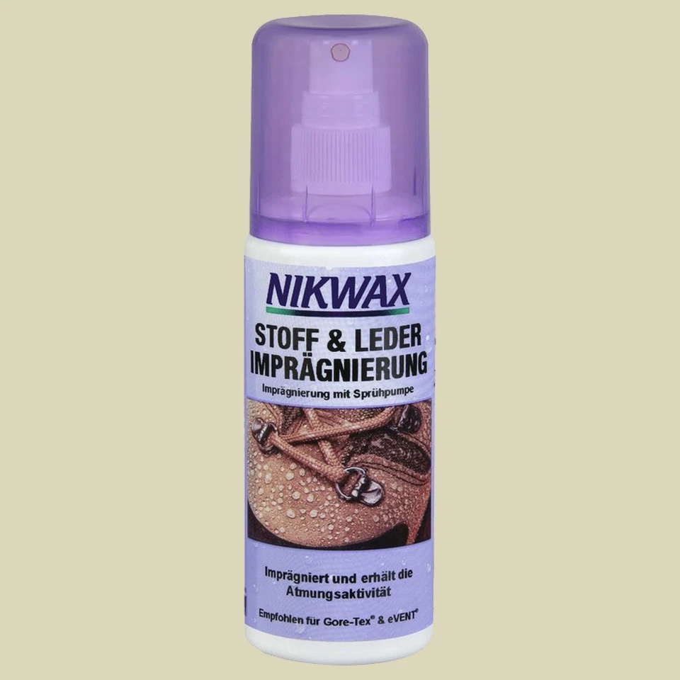 Nikwax Stoff & Leder Imprägnierung Spray-On 125ml Inhalt 125 ml Imprägnierspray