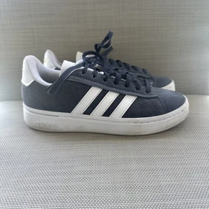 Adidas Women’s Cloudfoam #132694641 Sneakers Size US Women’s 7, Blue Suede Shoes - Picture 1 of 6