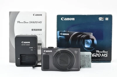 [ MINT ] Canon PowerShot SX620 HS Black 20.2MP Compact Digital Camera From Japan - Image 1 of 4