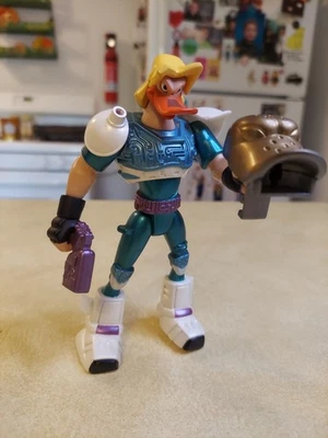 Mighty Ducks Puck Bomber Nosedive 5.5" Figura Armas Mattel 1996 Foto 1 de 4