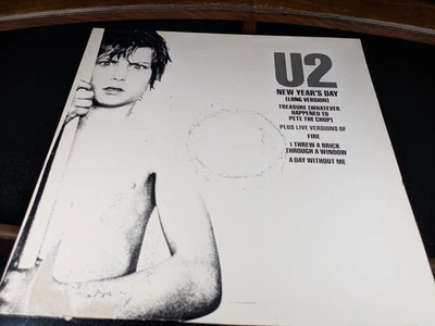 U2 - New Year's Day - UK 12" Vinyl Single 600741 1982 - Image 1 of 4