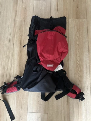 Nueva Mochila Coleman Max Elate 45L Marco Interno Caminata Campamento Rojo/Negro 28" x 16" Foto 1 de 4