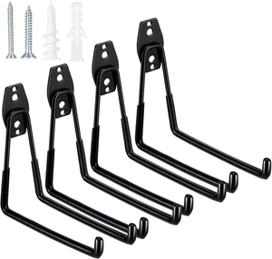 4 Ganci Da Garage Resistenti per Appendere Utensili, Ganci per Garage, Ganci Da - Foto 1 di 12