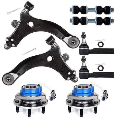 8x Lower Control Arm Front Wheel Bearing Tie Rod For 1999 Oldsmobile Intrigue GX - Image 1 of 4