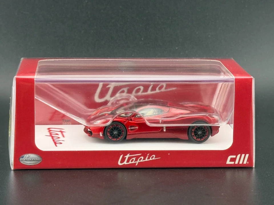 Модель CM Pagani Utopia на заказ красный металлик 1:64 - Изображение 1 из 3