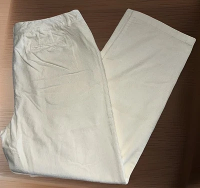 Pantalones para mujer Talbots elásticos de pana pierna recta talla 16 32” ins nuevos sin etiquetas Foto 1 de 4