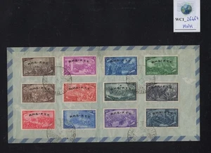WC1_26467. TRIESTE FTT. Philatelic cover w. cplt. RISORGIMENTO set (Sc.18-29) - Picture 1 of 1