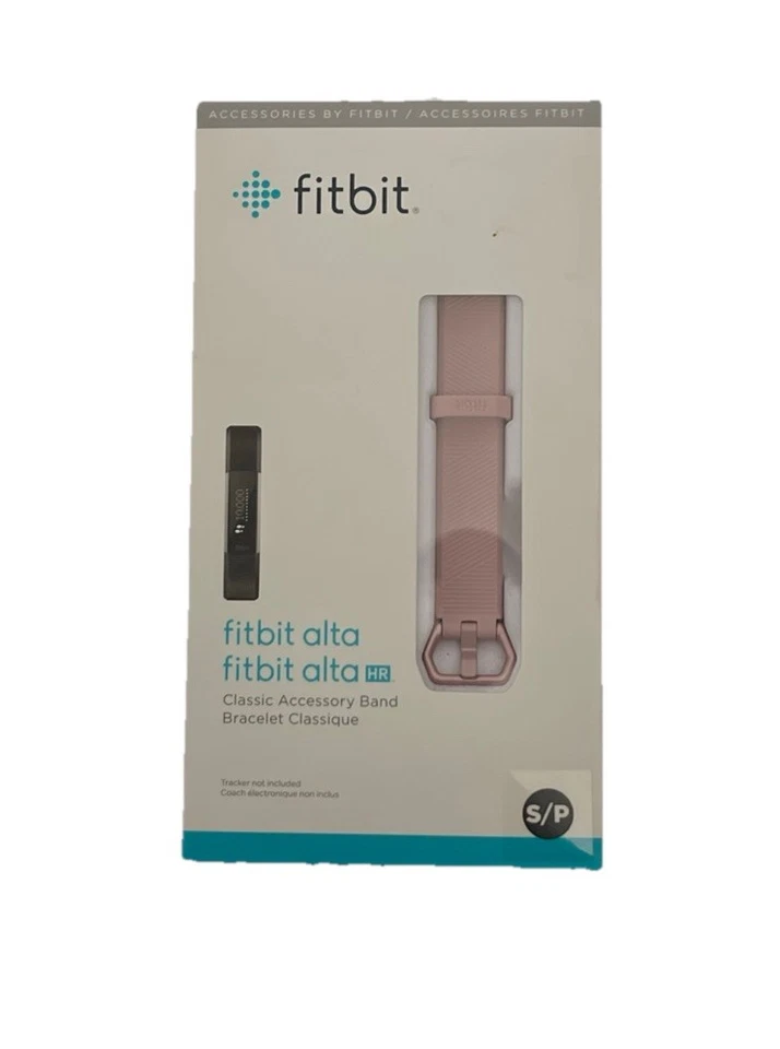 Fitbit Alta + Alta HR Banda Clásica Rosa Talla Pequeña S/P Genuina Nueva SOLO CORREA Foto 1 de 2