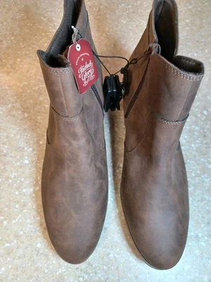 Faded Glory Brown Bootie Boots Size 11 - Image 1 of 4