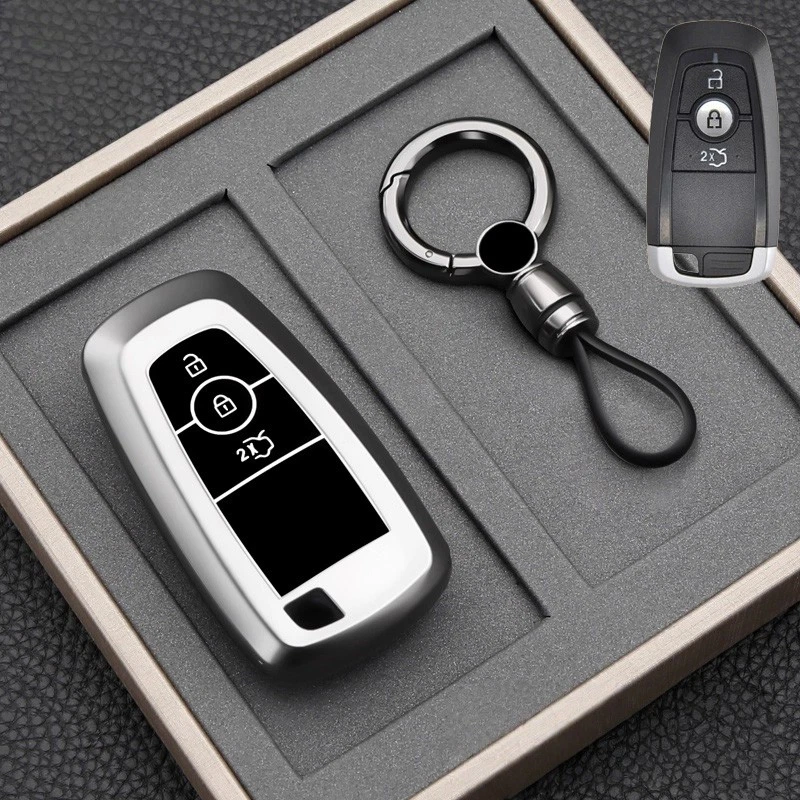 TPU Car Key Fob Case Cover For Ford Edge Fusion Explorer F-150 F-250 F-350 F-450 - Image 1 of 1