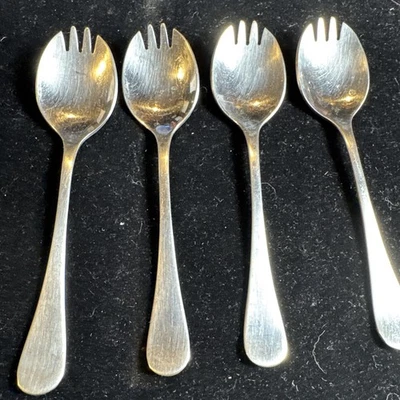 Tenedor/cuchara de cubiertos de acero inoxidable 18/10 Solingen Alemania 4 piezas - Foto 1 de 4