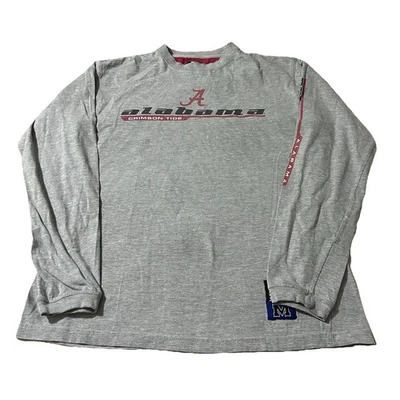 Camisa De Colección Y2K Starter Alabama Marea Carmesí Universitaria Manga Larga Talla Mediana  Foto 1 de 4