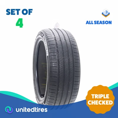 Set of (4) Used 255/45R20 Michelin Primacy Tour A/S GOE Acoustic 105V - 7/32 - Image 1 of 4