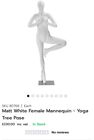 Zanti Female Tree Yoga Mannequin.Light Matt Grey In Colour